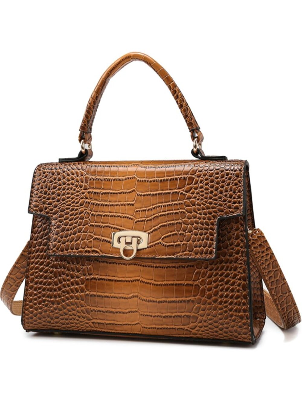 〽️Women Brown Rhinestone Chain Crossbody Tote Shoulder Purse Handbag Evening Bag